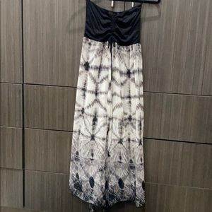 Strapless summer dress